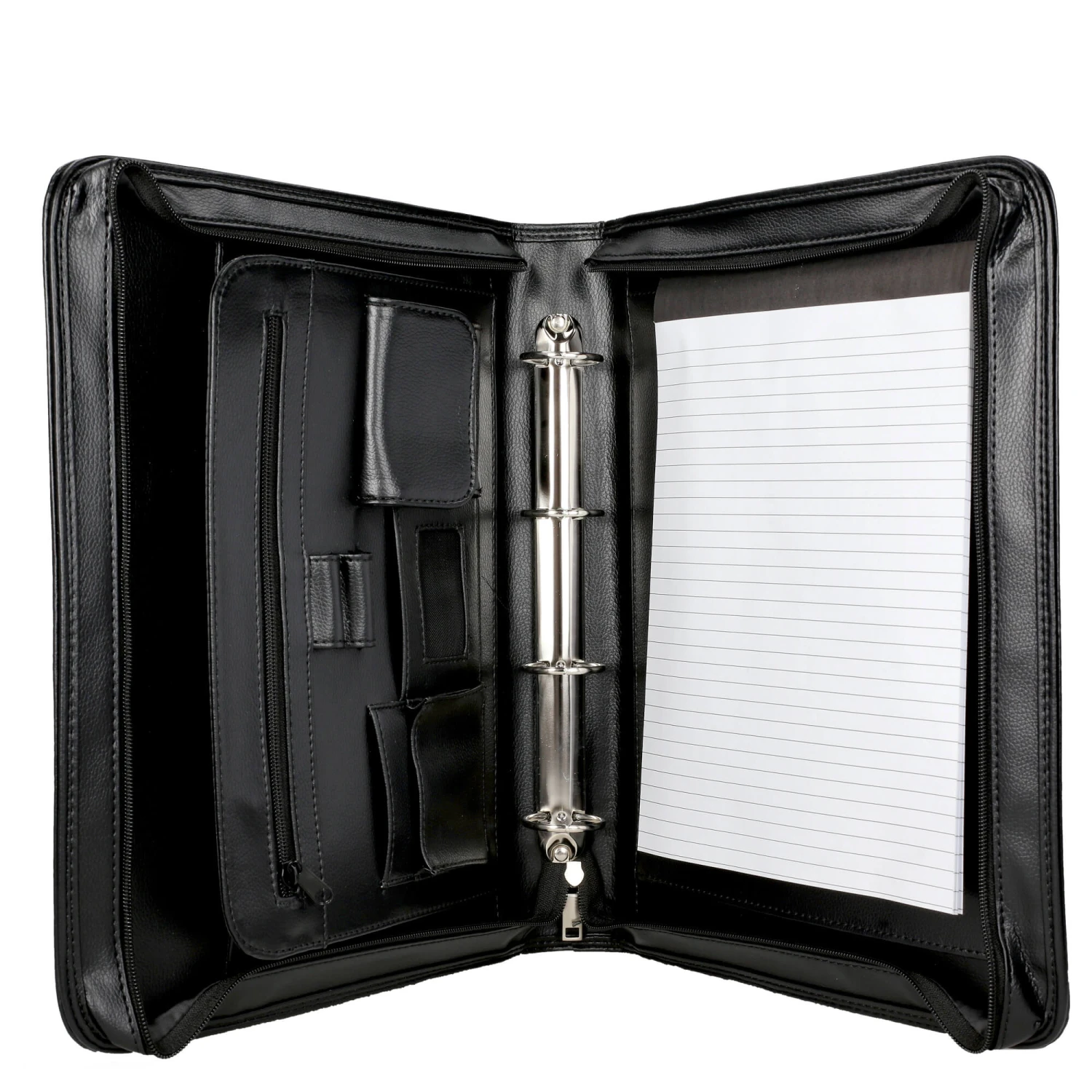 D&N Easy Business - Schreibmappe. Ringmech.. Griff. Genarbtes PU 36 Cm 6 D&N Easy Business - Schreibmappe. Ringmech.. Griff. Genarbtes PU 36 Cm – Bild 4