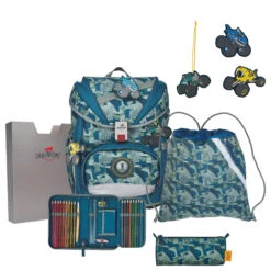 DerDieDas ErgoFlex - Schulranzen Set 5tlg. 800g